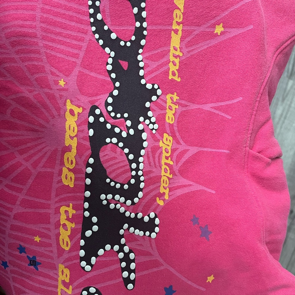 Pink P*nk Sp5der Hoodie